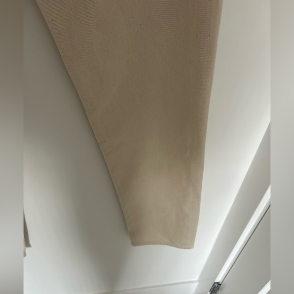 Muji high rise natural cotton straight leg jeans - Picture 9 of 11